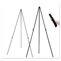 Office Jansan | MasterVision FLX04201MV 61-1/2 in. Steel Lighweight - Black image number 4