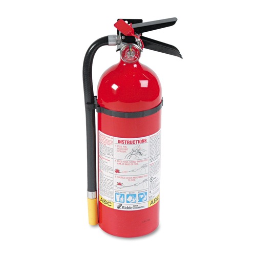 Kidde 466112 Proline Pro 5 Mp Fire Extinguisher, 3 A, 40 B:c, 195psi, 16.07h X 4.5 Dia, 5lb image number 0