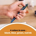 Office Jansan | BIC MMSP3-A-AST 4-Color Smooth Medium 1 mm Retractable Ballpoint Pen - Multicolor (3/Pack) image number 2