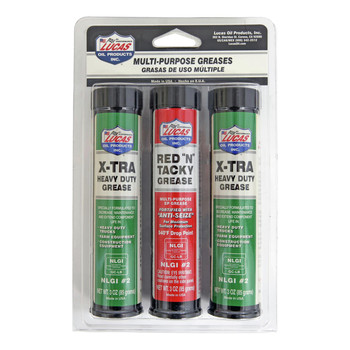 Lucas Oil 10315 10-Piece/Pack Red N' Tacky 3 oz. Tube Heavy Duty Grease