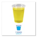  | Boardwalk BWKTRANSCUP7CT 7 oz. Polypropylene Plastic Cold Cups - Translucent (100 Cups/Sleeve, 25 Sleeves/Carton) image number 4