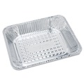 Labor Day Sale! Save $30 off $199! | Handi-Foil 205930 4.56 in. x 5.56 in. x 1.63 in. 1 lbs. cap. Aluminum Oblong Container - Silver (1000/Carton) image number 0