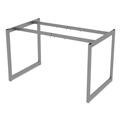 Office Desks & Workstations | Alera ALELSTB30GR Open Office Desk Series 47.25 to 70.78w x 29.5d x 28.5h Adjustable O-Leg Desk Base - Silver image number 2