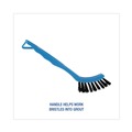 Cleaning Brushes | Boardwalk BWK9008 7/8 in. Trim Nylon Bristle 8-1/8 in. Handle Grout Brush image number 3