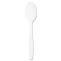 Cutlery | SOLO GBX7TW-0007 Guildware Cutlery Extra Heavyweight Plastic Teaspoons - White (100/Box) image number 1