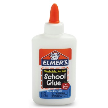 Elmer's 4 oz. Washable School Glue - Dries Clear