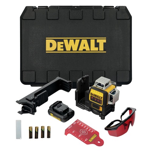 Rotary Lasers | Dewalt DW089LR 12V MAX 3 x 360 Degrees Red Line Laser image number 0