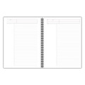 Office Jansan | Cambridge 06122 9.5 in. x 7.5 in. Sheets Action Planner Project-Management Format Wirebound Guided Business Notebook - Dark Gray Cover image number 1