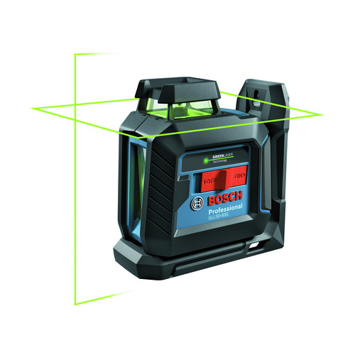 Rotary Lasers | Bosch GLL50-40G Green Beam Self-Leveling 360 Degree Cordless Cross-Line Laser image number 0