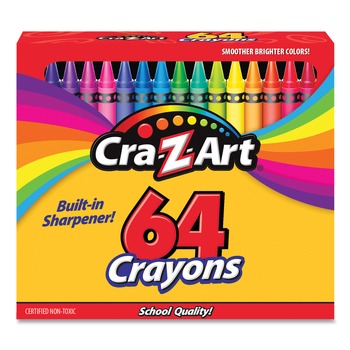 Cra-Z-Art Crayons - Assorted Colors (64/Pack)