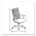 Office Furniture & Lighting | HON HONI2MRL2BS23TK Ignition 2.0 ReActiv 17.25 in. to 21.75 in. Seat Height Mid-Back Task Chair - Basalt Vinyl Seat/Charcoal Back/Black Base image number 2