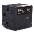 Labels | Brother P-Touch BTAG335 0.47 in. x 13.1 ft. Genuine P-Touch BTAG Label Tapes - White on Black image number 5