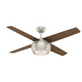 Ceiling Fans | Casablanca 59333 54 in. Valby Matte Nickel Ceiling Fan with Light and Wall Control image number 1