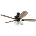 Ceiling Fans | Prominence Home 51017-45 52 in. Marston Traditional Indoor LED Ceiling Fan with Light - Bronze image number 0
