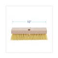Just Launched | Boardwalk BWK3310 10 in. Brush 2 in. Cream Polypropylene Bristles Deck Brush Head image number 2