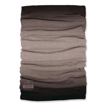 Ergodyne N-Ferno 6491 One Size Fits Most Reversible Thermal Fleece plus Poly Multi-Band - Light Gray Fade