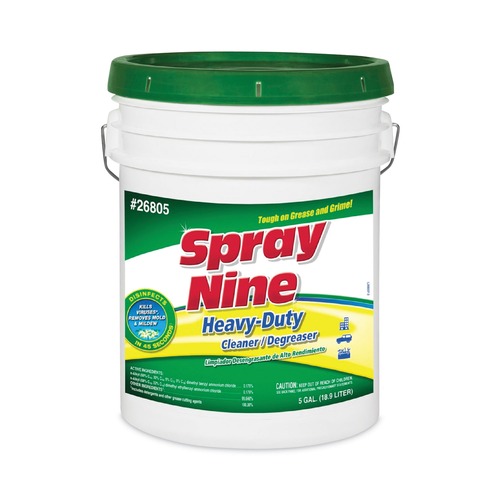 Labor Day Sale! Save $30 off $199! | Spray Nine 26805 5 Gallon Pail Heavy-Duty Cleaner/Degreaser/Disinfectant - Citrus Scent image number 0