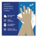 Cleaning & Janitorial Supplies | Scott 01005 8 in. x 1000 ft. 1.5 in. Core 1-Ply Essential High Capacity Hard Roll Towels - White (6 Rolls/Carton) image number 11
