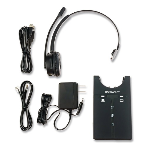 Office & Office Supplies | Spracht HS2020 ZuM Maestro Monaural Over The Head Headset - Black image number 0