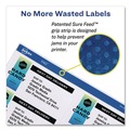 Office Jansan | Avery 06572 2 in. x 2.63 in. Permanent ID Labels with Sure Feed Technology - White (15/Sheet, 15 Sheets/Pack) image number 5
