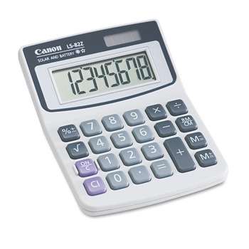 Canon 8-Digit LCD LS82Z Minidesk Calculator