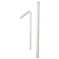  | Dixie FXW7 7-3/4 in. Polypropylene Wrapped Flex Straws (10000/Carton) image number 0