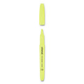 Mothers Day Sale! Save an Extra 10% off your order | Universal UNV08851 Chisel Tip Pocket Highlighters - Fluorescent Yellow (1 Dozen) image number 2