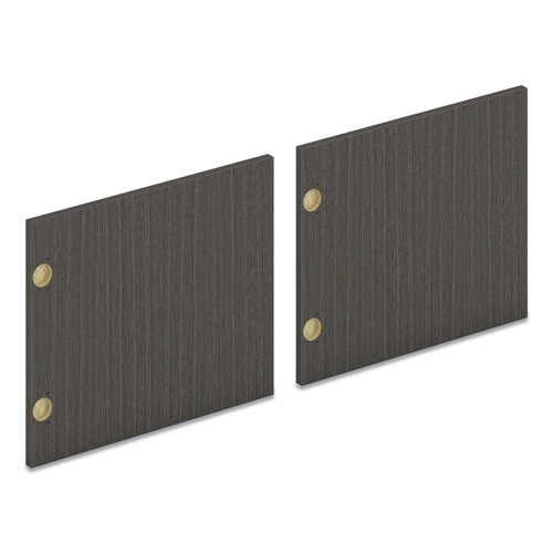 Office Desks & Workstations | HON HLPLDR72LM.LSL1 17.87 x 14.83 Pair of Mod Laminate Doors for 72 in. W Mod Desk Hutch - Slate Teak (2/Carton) image number 0