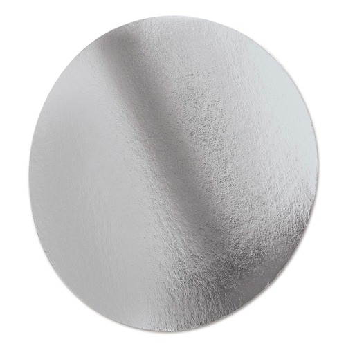 Office Jansan | Handi-Foil 2058L 8.25 in. Diameter Aluminum Foil Laminated Board Lids - Silver (500/Carton) image number 0