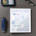 Office Jansan | Avery 19701 11 in. x 8.5 in. 3 Rings 2 in. Capacity Showcase Economy View Binders with Slant Rings - White image number 2