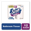 Cleaning & Janitorial Supplies | Scott 10183 1-Ply Septic Safe Bathroom Tissue - White (12/Carton) image number 6