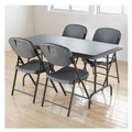  | Iceberg 65217 IndestrucTable 60 in. x 30 in. x 29 in. Industrial Folding Table - Charcoal image number 1