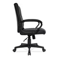  | Alera ALEBC42B19 16.73 in. - 20.39 in. Seat Height Breich Series Manager Chair Supports Up to 275 lbs. - Black image number 2