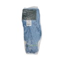 New Year New Savings! Save $25 off $150 | Boardwalk BWK402BL Cotton/Rayon Fiber Premium Standard Mop Head - Medium, Blue (12/Carton) image number 1
