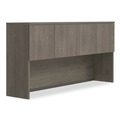 Office Filing Cabinets & Shelves | Alera AE1NNN-E723616P TOM 72 in. x 16 in. x 36 in. 4-Compartment Seville Hutch with Doors - Walnut image number 1