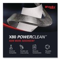 Office Jansan | WypAll 41048 8.34 in. x 16.8 in. POP-UP Box HYDROKNIT X80 Cloths - White (400/Carton) image number 2