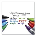 Permanent Markers | Sharpie 38201 Medium Chisel Tip Permanent Marker - Black (1-Dozen) image number 5
