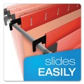 File Folders | Pendaflex 6152 1/5 RED SureHook 1/5-Cut Tabs Letter Size Hanging Folders - Red (20/Box) image number 5