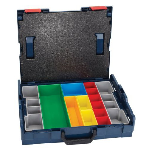Storage Systems | Factory Reconditioned Bosch LBOXX-1A-RT 4 in. Storage Case with 13-Piece Insert Set image number 0