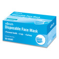 Masks | Anchor 101-FACEMASK-6 6-Box 50-Piece/Box PFH001 3-Ply General Use Disposable Face Masks - One Size Fits All image number 1