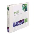 Office Jansan | Avery 01318 Heavy-Duty 1 in. Capacity 11 in. x 8.5 in. 3 Ring View Binder with DuraHinge, One Touch EZD Rings, and Extra-Wide Cover - White image number 0