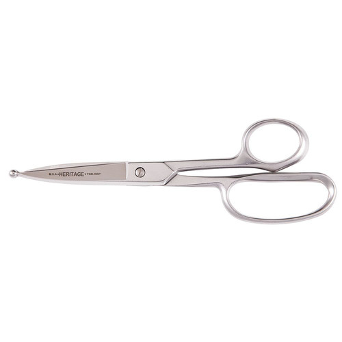 Scissors | Klein Tools G758LRBP 9 in. Ball Point Large Ring Straight Trimmer image number 0