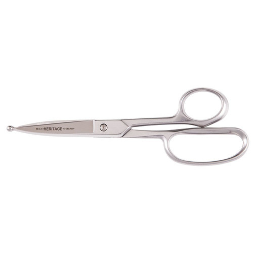 Scissors | Klein Tools G758LRBP 9-1/4 in. Straight Trimmer with Large Ring and Ball Point image number 0