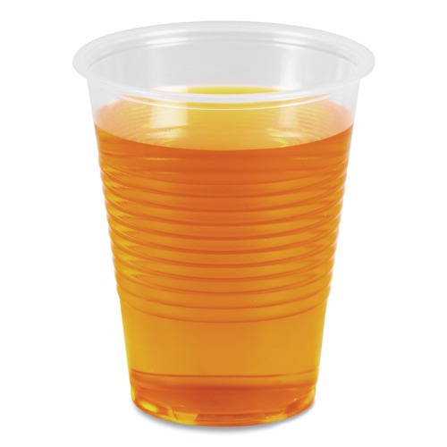 Just Launched | Boardwalk BWKTRANSCUP10CT 10oz Translucent Plastic Cold Cups (1000/Carton) image number 0
