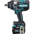Makita GWT01D-BL4040 40V Max XGT Brushless Lithium-Ion 3/4 in. Sq. Drive Cordless 4-Speed High-Torque Impact Wrench Kit with 3 Batteries Bundle (2.5 Ah/4 Ah) image number 6