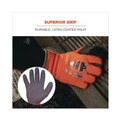 Work Gloves | Ergodyne 17623 ProFlex 7401 Coated Lightweight Winter Gloves - Medium Orange (1-Pair) image number 5