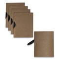 Office Jansan | C-Line 33316 8.5 in. x 11 in. Swing Clip Modern Metallic Executive Style Report Cover - Bronze (5/Pack) image number 1