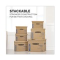 Office Jansan | Bankers Box 7714209 SmoothMove Classic 12 in. x 15 in. x 10 in. Moving/Storage Boxes - Small, Brown/Blue (15/Carton) image number 7