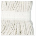 Mops | Boardwalk BWK2020RCT No. 20 Rayon Cut-End Wet Mop Head - White (12/Carton) image number 3