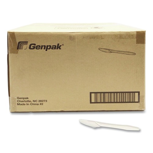 $99 and Under Sale! | Genpak HSK01--- 6 in. Harvest Fiber Knife - Off-White (1000/Carton) image number 0